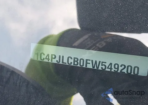 2015 Jeep Cherokee Latitude из США, поврежденный, VIN 1C4PJLCB0FW549200